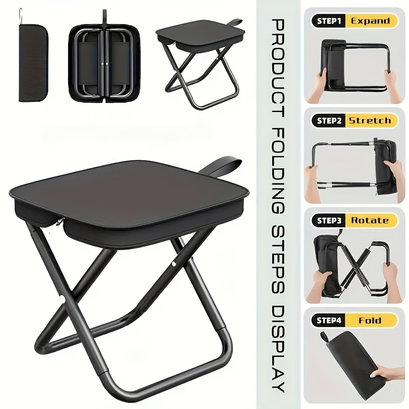 Outdoor Furniture Rocking Chair - كرسي تخييم خفيف الوزن قابل للطي،