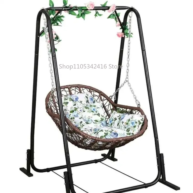Outdoor Furniture Rocking Chair - كرسي أرجوحة مفرد من الروطان للأطفال،
