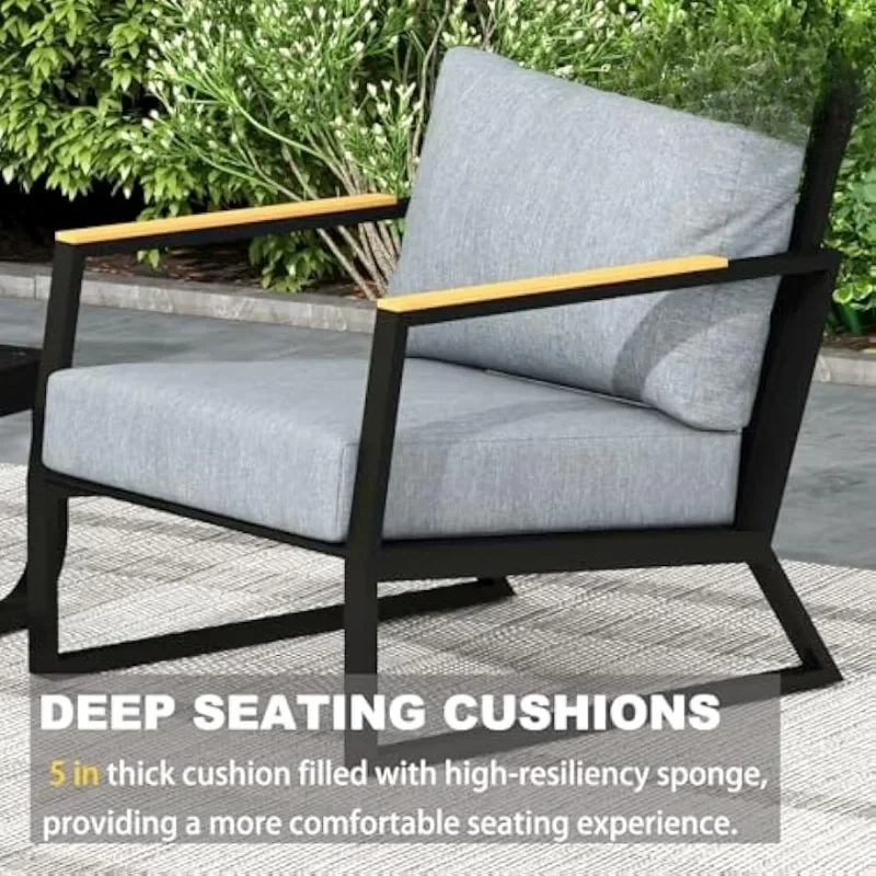 Outdoor Furniture Quality - مجموعة أثاث فناء معدني عالي الجودة،