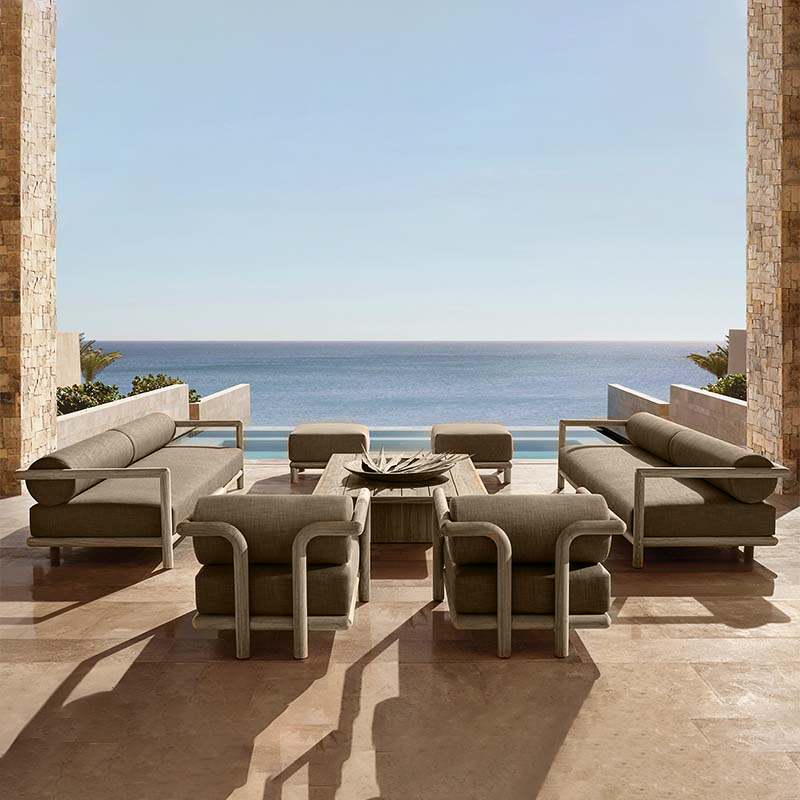 Outdoor Furniture Teak - طقم أثاث خارجي للحدائق، طقم أريكة