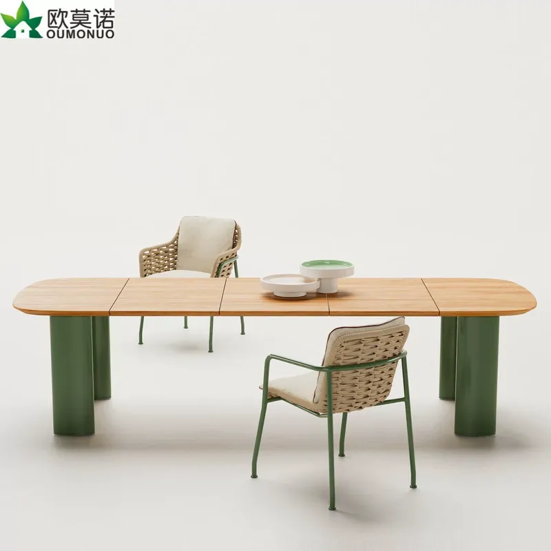 Outdoor Furniture Cafe - طقم طاولة وكراسي طعام خارجية من