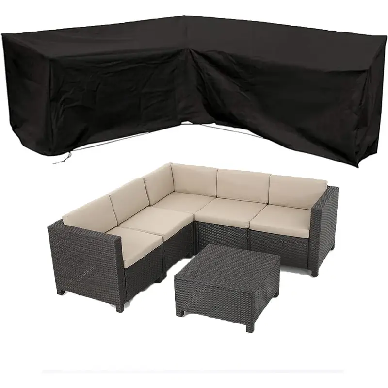 Outdoor Furniture Varnish - غطاء أريكة خارجي على شكل حرف