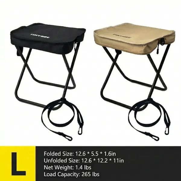 كرسي تخييم محمول قابل للطي من  - مراجعة Outdoor Furniture Rocking Chair وسعره