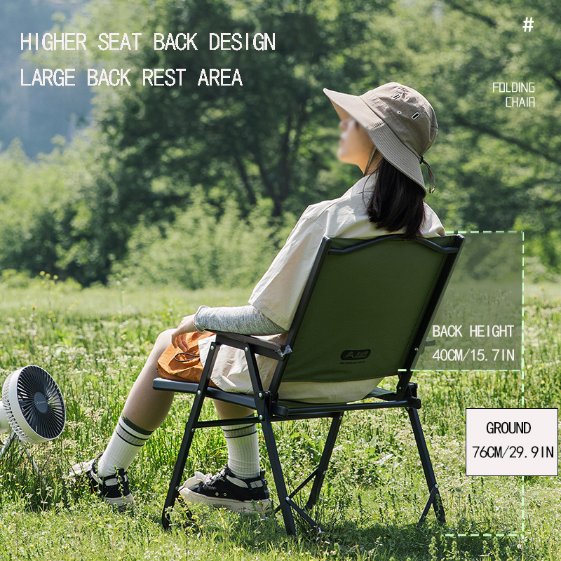 BISINNA-كرسي تخييم قابل للطي ف - مراجعة Outdoor Furniture Rocking Chair وسعره