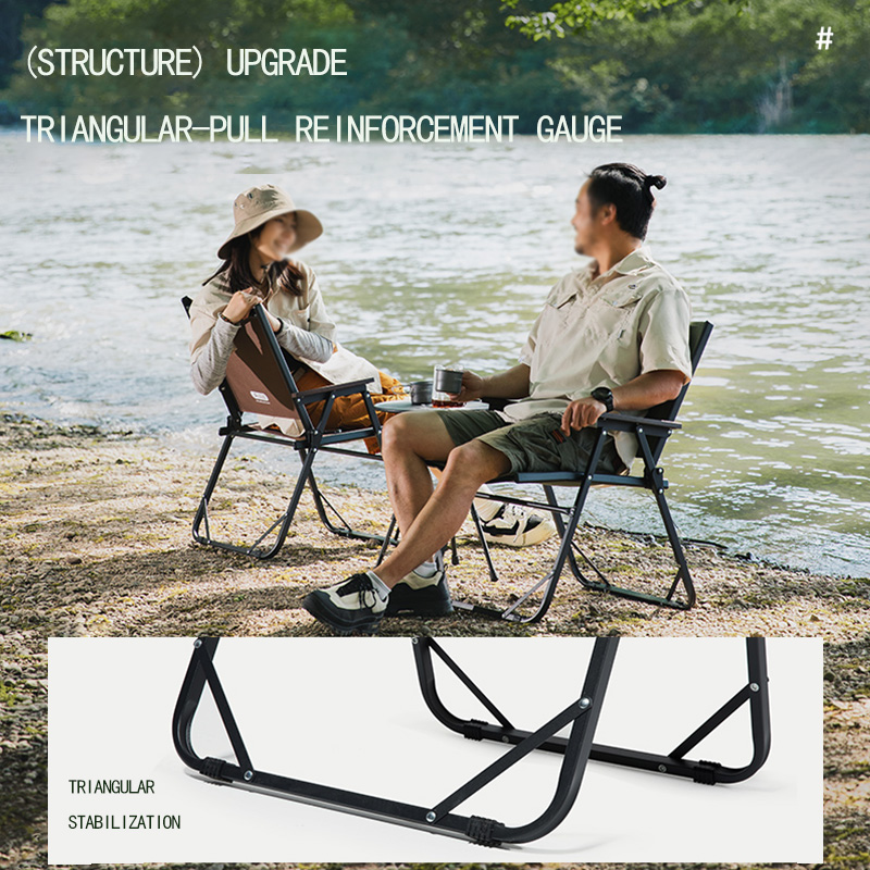 BISINNA-كرسي تخييم قابل للطي ف - مراجعة Outdoor Furniture Rocking Chair وسعره