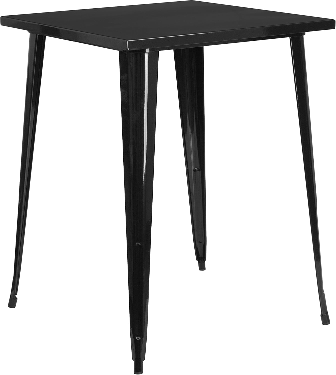 طاولة بار مربعة الشكل من المعد - مراجعة Outdoor Furniture Cafe وسعره