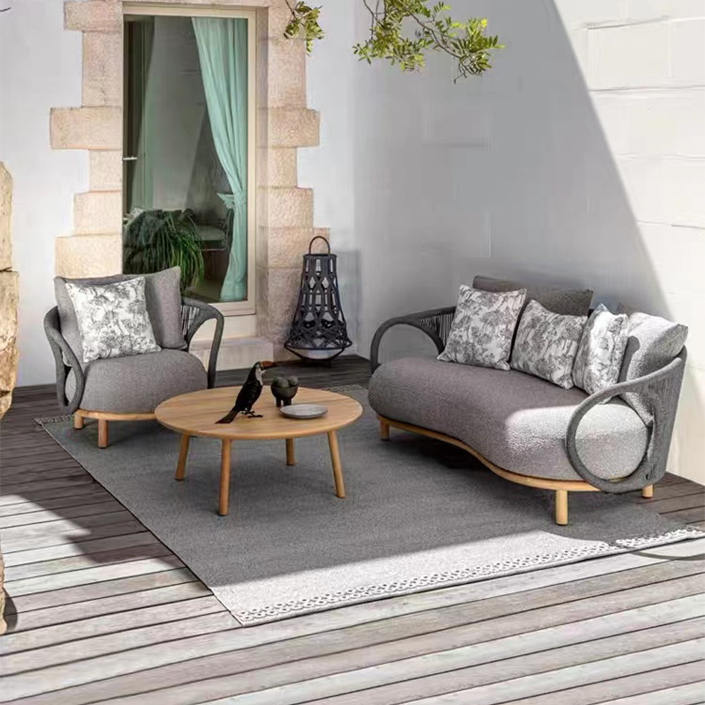 أريكة خارجية من الروطان مع طاو - مراجعة Outdoor Furniture Teak وسعره