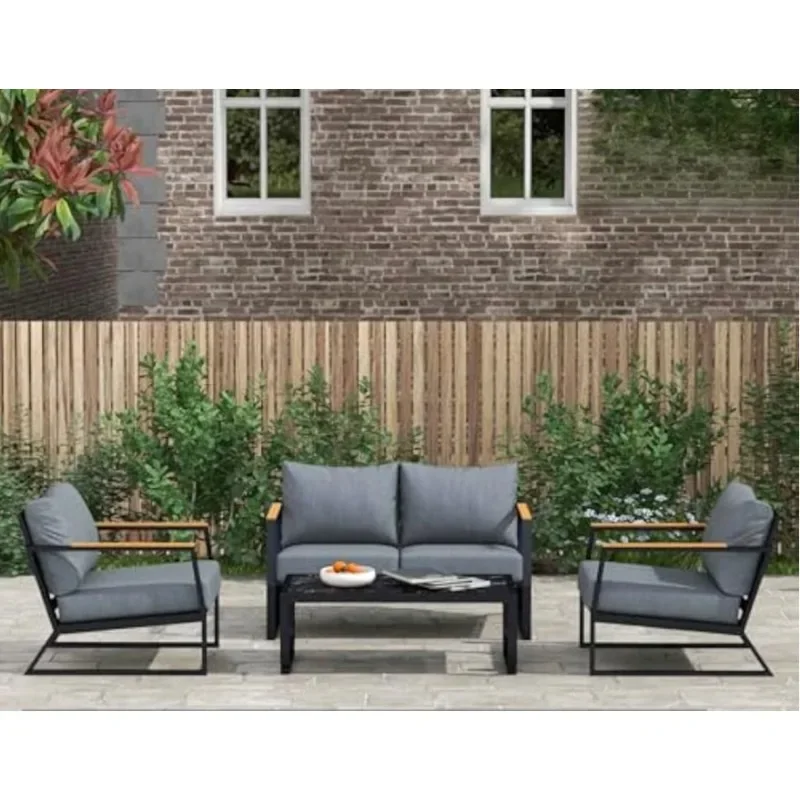 مجموعة أثاث فناء معدني عالي ال - مراجعة Outdoor Furniture Quality وسعره