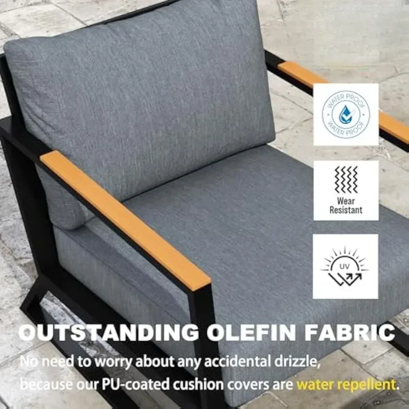 مجموعة أثاث فناء معدني عالي ال - مراجعة Outdoor Furniture Quality وسعره