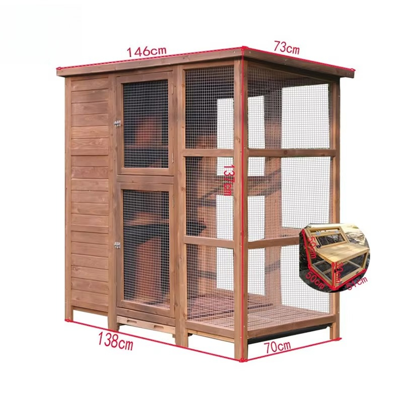 قفص طيور خشبي كبير للاستخدام ا - مراجعة Outdoor Furniture Easy To Clean وسعره