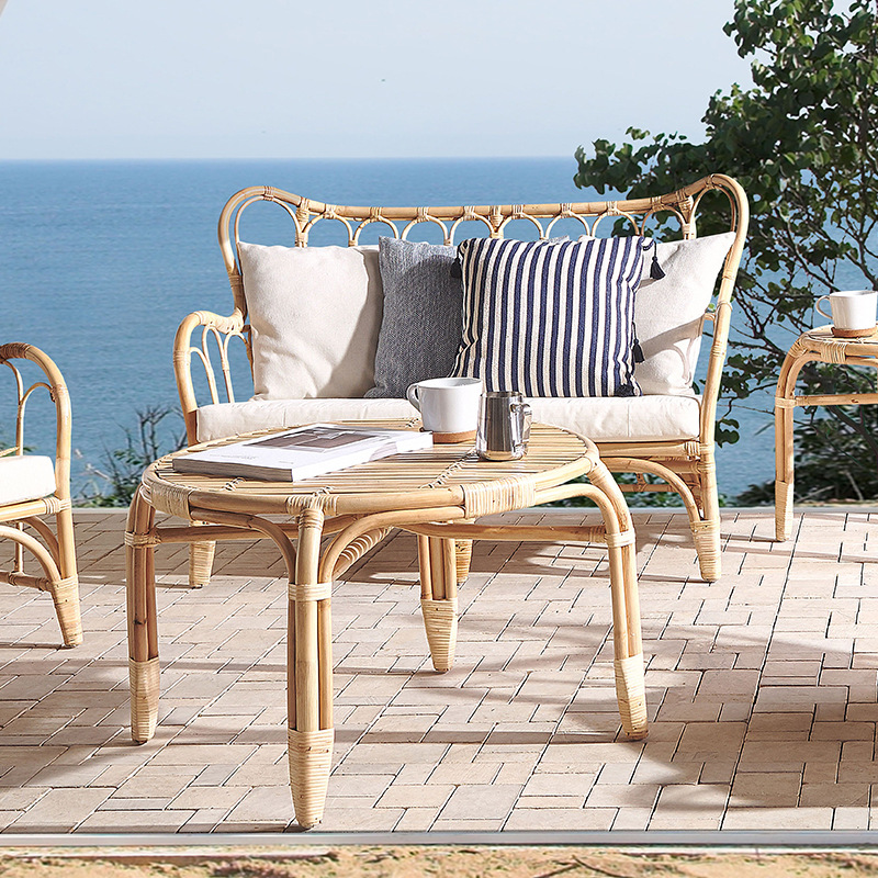 أريكة من الخيزران الطبيعي، كرس - مراجعة Outdoor Furniture Indonesia وسعره