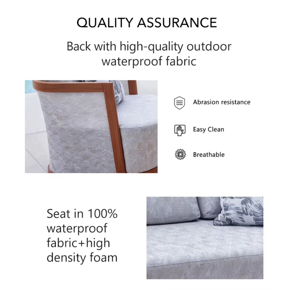 طقم أريكة حديث للحدائق والشرفا - مراجعة Outdoor Furniture Quality وسعره