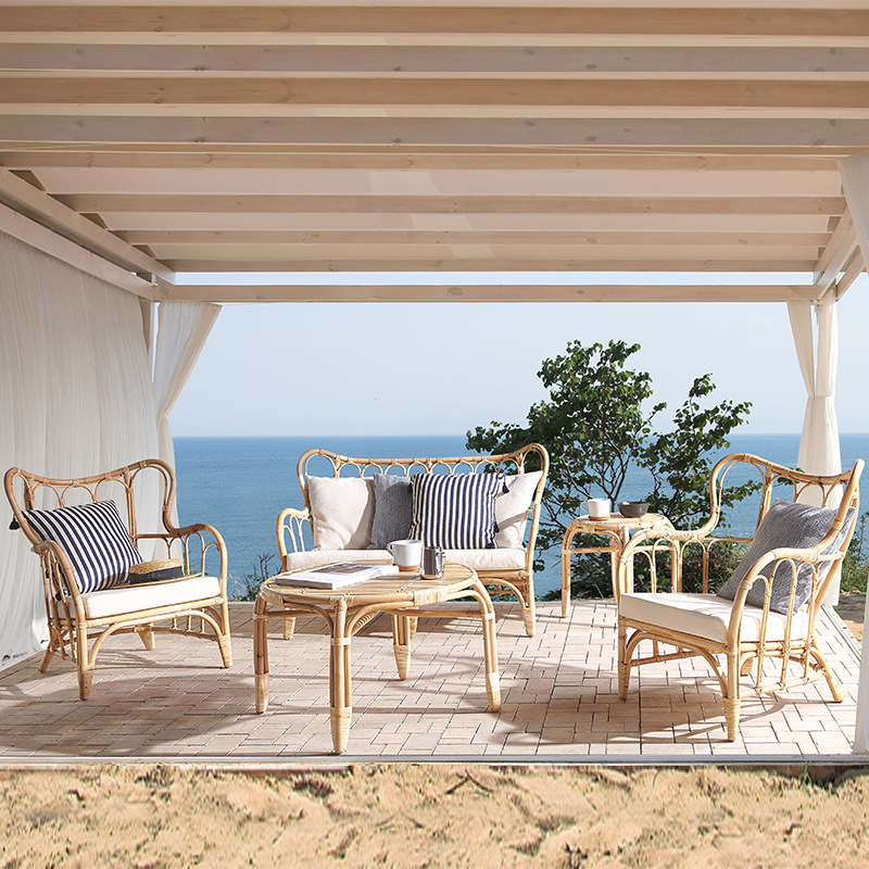 أريكة خارجية مزدوجة مصنوعة من  - مراجعة Outdoor Furniture Indonesia وسعره