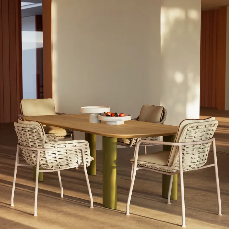 طقم طاولة وكراسي طعام خارجية م - مراجعة Outdoor Furniture Cafe وسعره