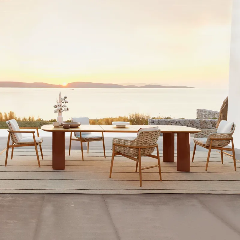 طقم طاولة وكراسي طعام خارجية م - مراجعة Outdoor Furniture Cafe وسعره
