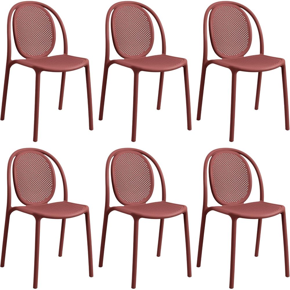 مجموعة من 6 كراسي طعام قابلة ل - مراجعة Outdoor Furniture Easy To Clean وسعره