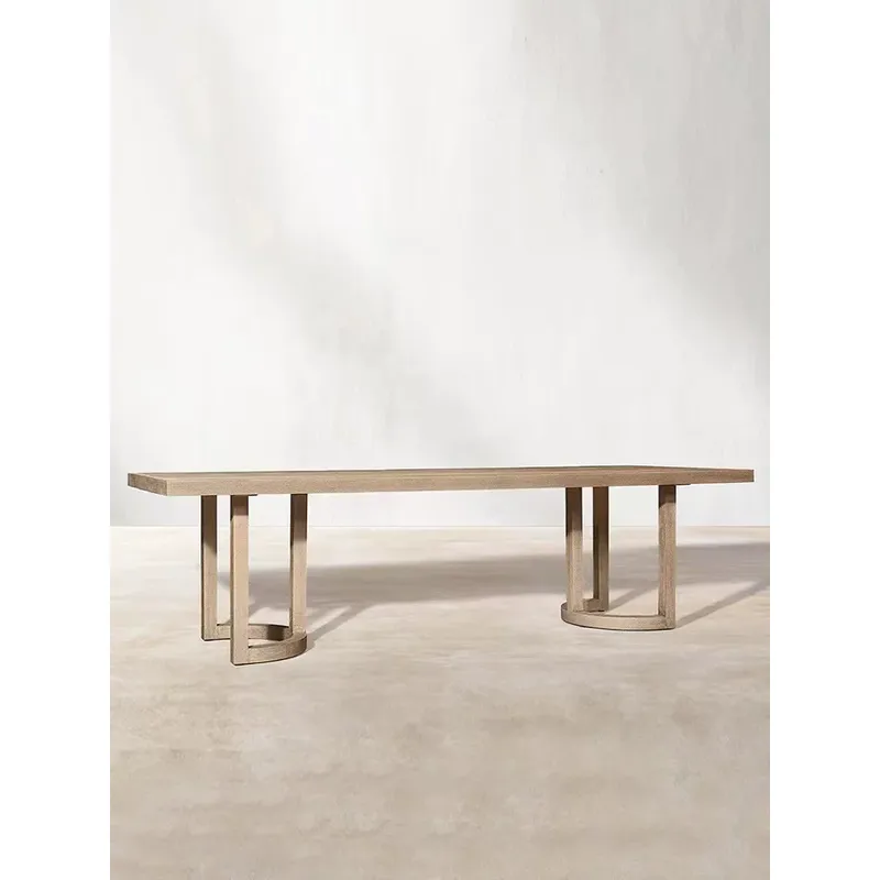 طقم طعام خشبي خارجي بتصميم نور - مراجعة Outdoor Furniture Teak وسعره