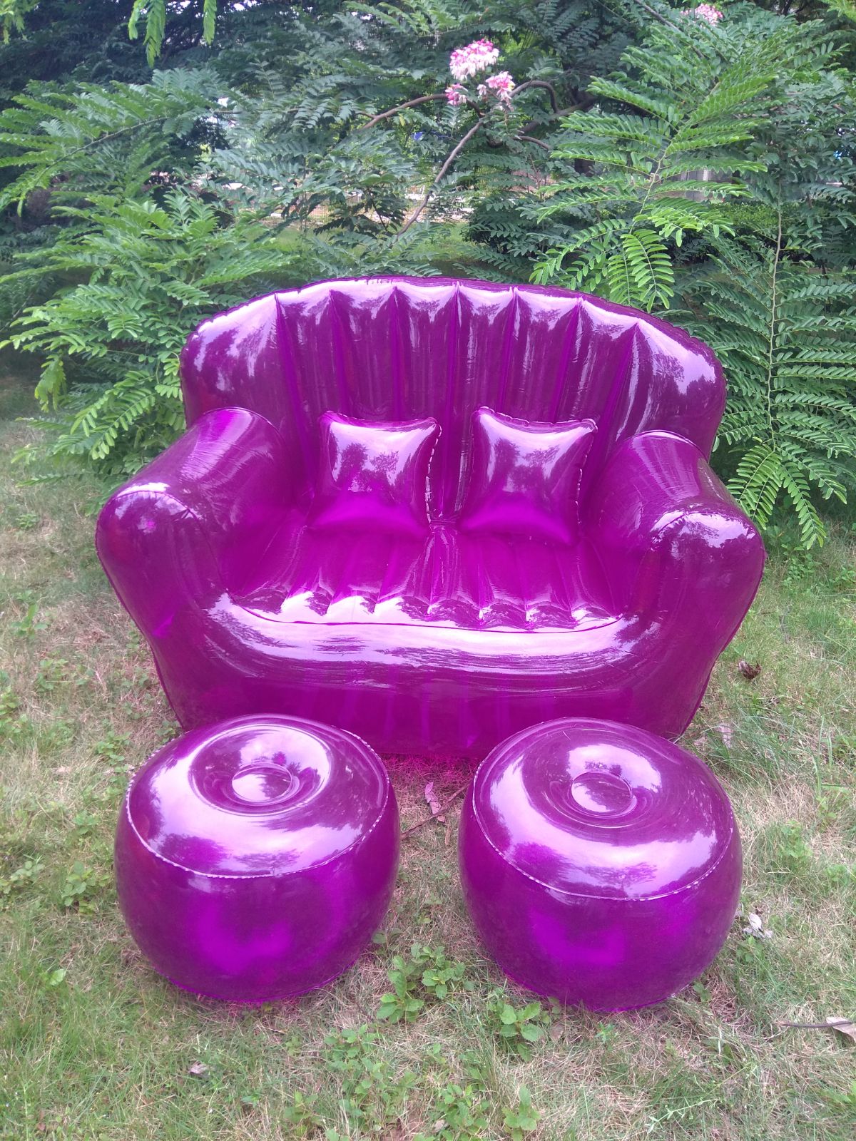 نفخ نسخة فاخرة أنيقة مزدوجة ال - مراجعة Outdoor Furniture Cafe وسعره