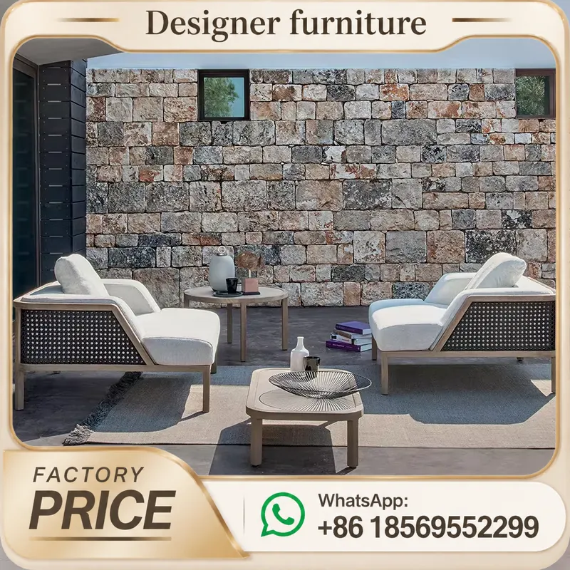 طقم أريكة خارجية من خشب الساج  - مراجعة Outdoor Furniture Teak وسعره