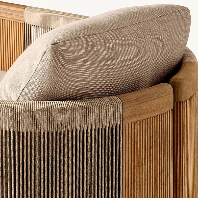 طقم أريكة فاخر للحدائق والشرفا - مراجعة Outdoor Furniture Teak وسعره